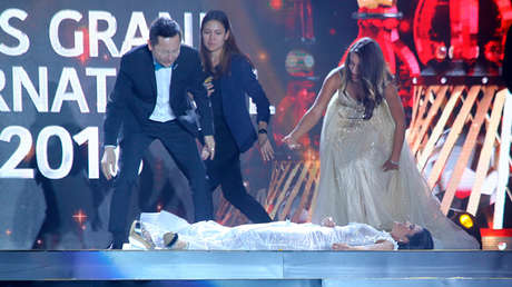 VIDEO: Miss Paraguay se desmaya al enterarse que es la ganadora de un concurso internacional