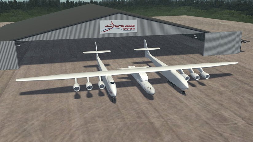 Stratolaunch: El avión más grande del mundo prueba un elemento clave de su motor