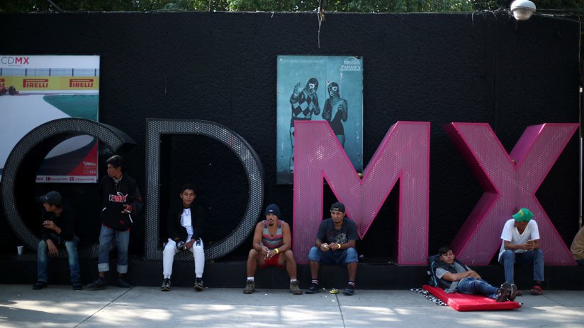 Camino a EE.UU.: Así es el paso de la caravana migrante por Ciudad de México