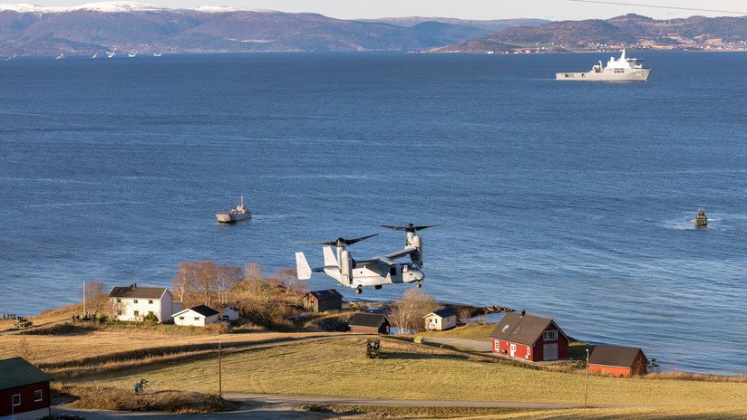 Los rastros de las mayores maniobras militares de la OTAN desde la Guerra Fría