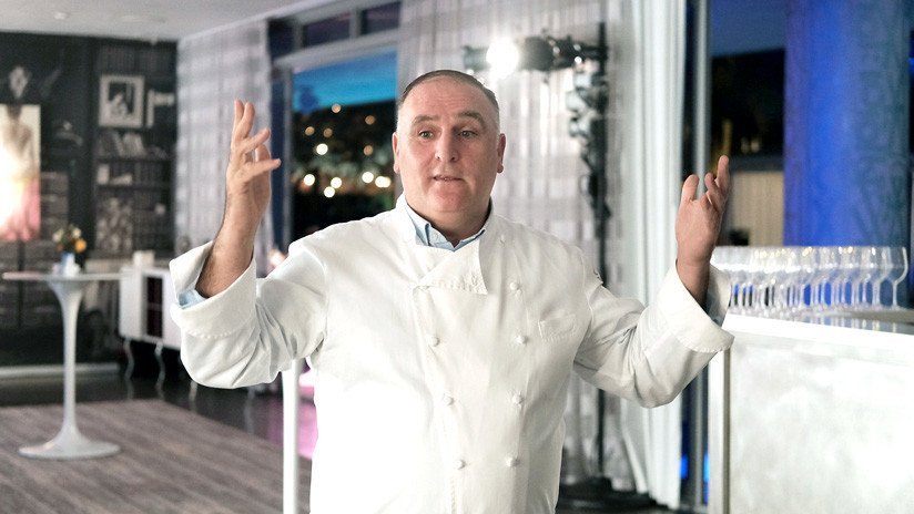 El cocinero español José Andrés, candidato al Premio Nobel de la Paz