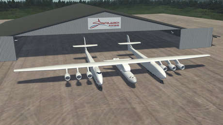 Stratolaunch: El avión más grande del mundo prueba un elemento clave de su motor