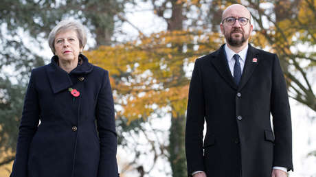 Un coche choca contra convoy que trasladaba a los primeros ministros del Reino Unido y Bélgica