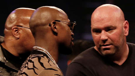 "Que le pateen el culo": Presidente de la UFC ofrece a Mayweather 150 millones por pelear con Khabib