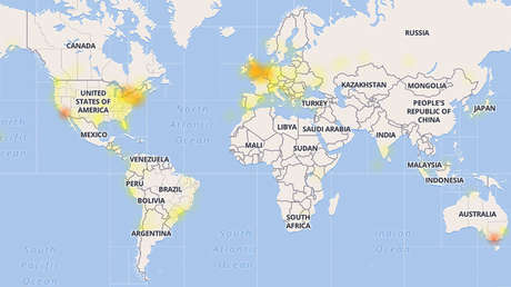 YouTube registra una masiva caída en América y Europa