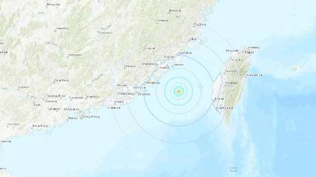 Un sismo de magnitud 6,2 se registra cerca de la isla china de Taiwán