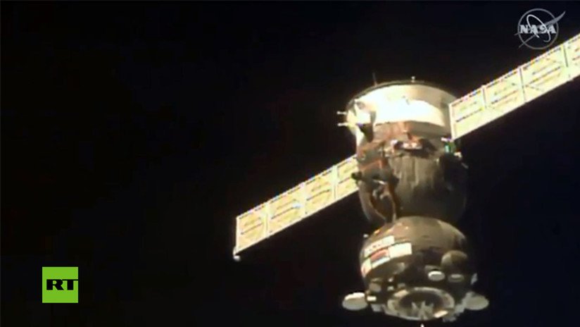 VIDEO: La nave Soyuz se acopla a la EEI