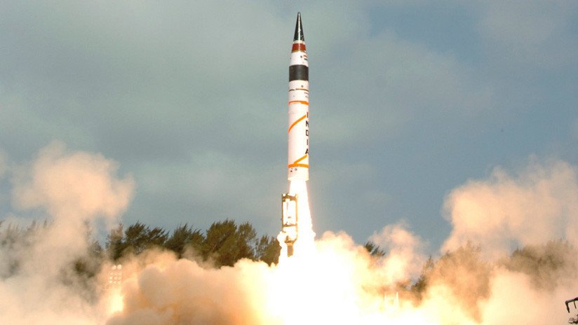 India prueba su misil balístico intercontinental Agni-5 con capacidad nuclear
