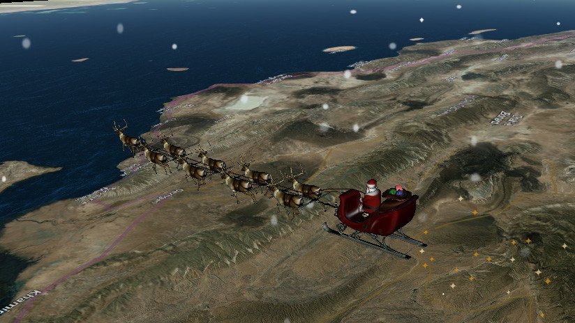 Cómo seguir el rastro de Papá Noel en directo