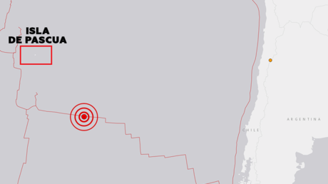 Se registra un sismo de magnitud 6,2 al sureste de Isla de Pascua