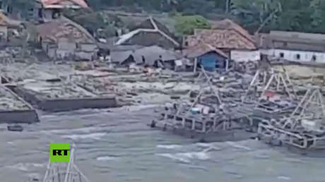 VIDEO: El panorama de destrucción en Indonesia a vista de pájaro