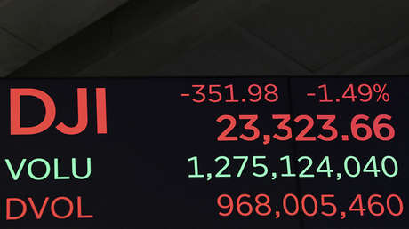 Wall Street en el peor día registrado en la víspera de Navidad