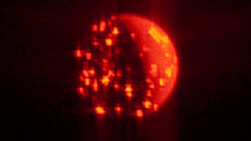 FOTOS: La sonda Juno capta una columna volcánica en la luna Ío de Júpiter