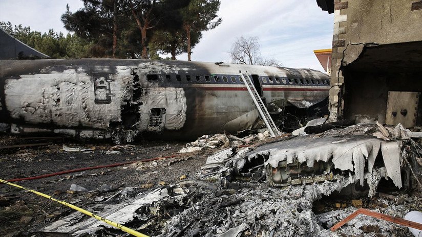 VIDEO: Un Boeing 707 de carga se estrella cerca de Teherán