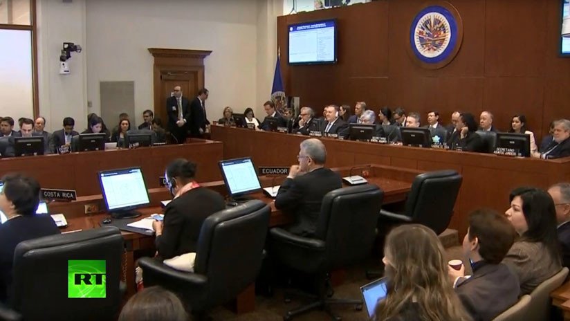 16 de 34 países miembros de la OEA respaldaron a Guaidó como "presidente encargado" de Venezuela