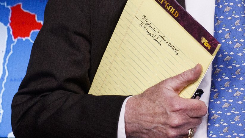 ¿5.000 tropas a Colombia? Bogotá "desconoce el alcance" de la polémica anotación de John Bolton