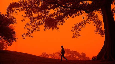 VIDEO: 'Pared de arena' fruto de una tormenta cubre una urbe australiana en vísperas de Año Nuevo