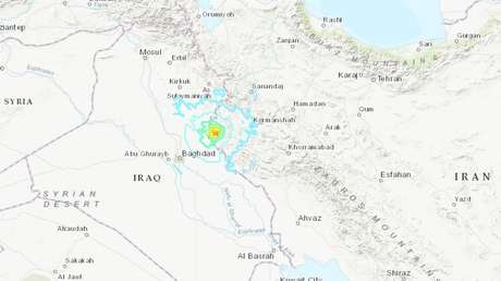 Un sismo de magnitud 5,5 se registra en Irán cerca de la frontera con Irak