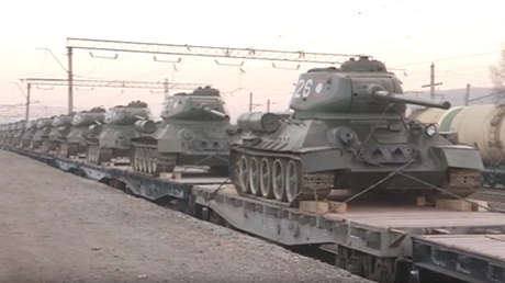 VIDEO: Rusia recibe de Laos 30 legendarios tanques T-34