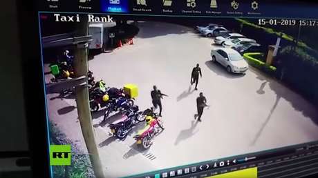 Publican nuevo video del ataque terrorista en un hotel en Nairobi, captado por cámaras de vigilancia