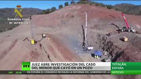 Juzgado abre una investigación sobre el caso del niño español que cayó en un pozo