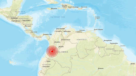 Un sismo de magnitud 5,4 se registra en Colombia