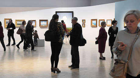 Publican un video del presunto ladrón de un valioso cuadro en un museo de Moscú
