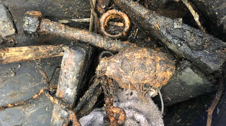 FOTOS: Halla una granada de la Segunda Guerra Mundial y la lleva a un Taco Bell provocando su evacuación