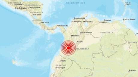Un sismo de magnitud 4,7 se registra en Colombia 