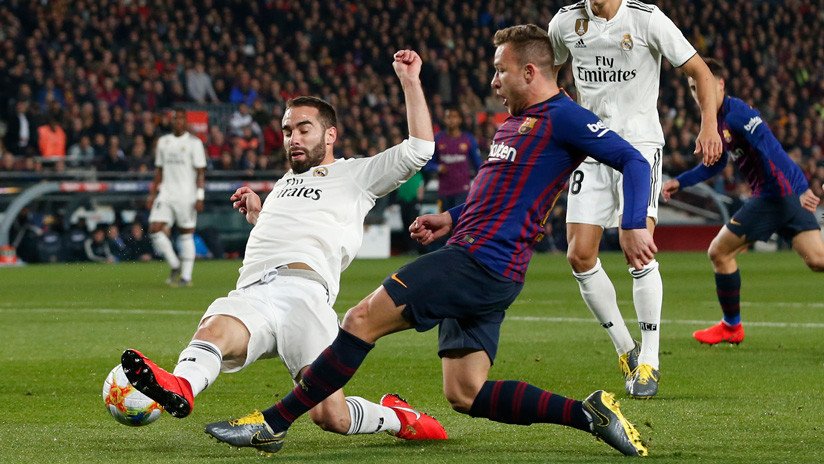 El FC Barcelona y el Real Madrid empatan en el primero de los dos 'Clásicos' de la Copa del Rey de España