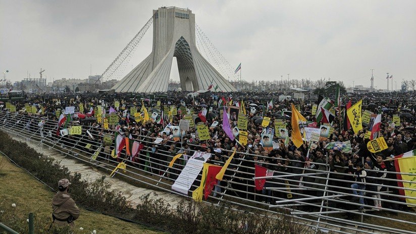 VIDEOS, FOTOS: El centro de Teherán se llena para conmemorar el 40.º aniversario de la Revolución Islámica