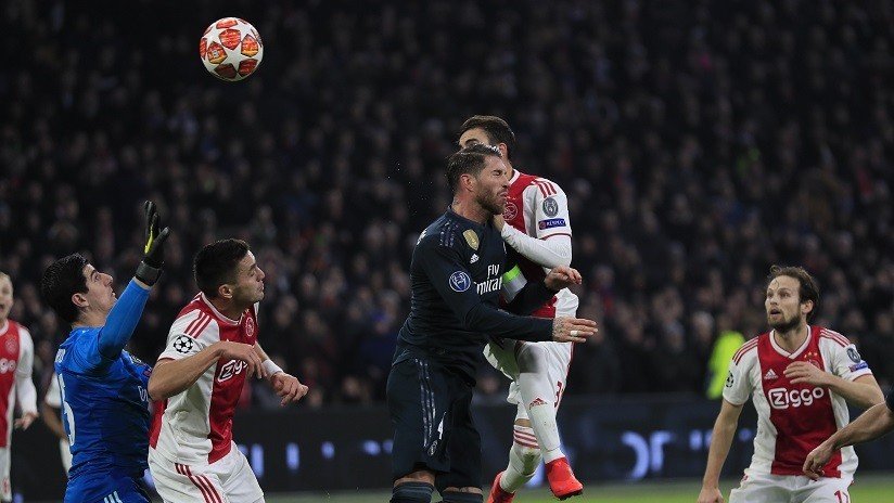 La UEFA explica el gol anulado del Ajax frente al Real Madrid en un partido de la Liga de Campeones