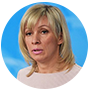 María Zajárova, portavoz de la Cancillería rusa