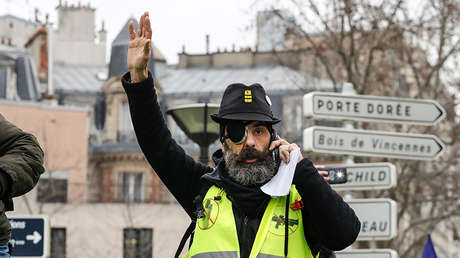 Un líder de los 'chalecos amarillos' enumera las tres reivindicaciones clave del movimiento