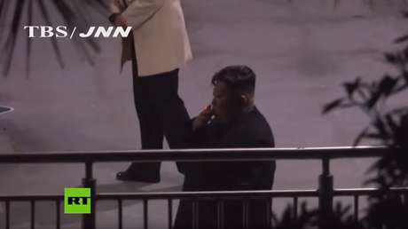 VIDEO: Graban a Kim Jong-un en una plataforma de tren durante su viaje a Vietnam