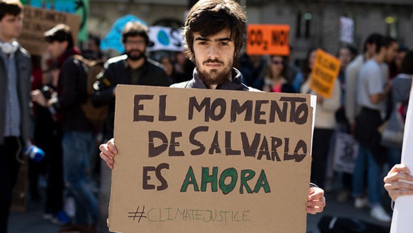 'No hay planeta B': Estudiantes de 100 países celebran una huelga internacional contra el cambio climático