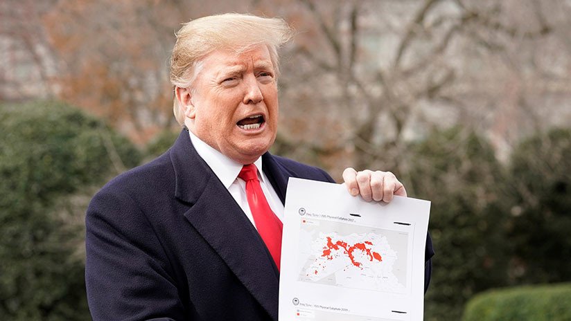 Trump asegura que el último baluarte del Estado Islámico en Siria "caerá esta noche"