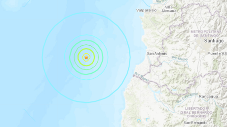 Un sismo de magnitud 5,5 se registra en Chile