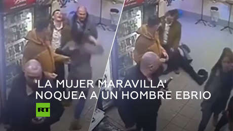 'La Mujer Maravilla' rusa noquea a un agresivo hombre en estado de ebriedad