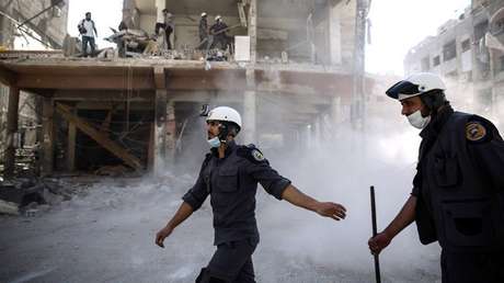 Trump ordena dar 5 millones de dólares a los "heroicos socorristas" cascos blancos en Siria