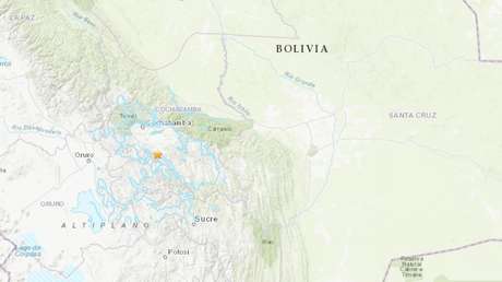 Se registra un terremoto de magnitud 6,3 en el departamento boliviano de Cochabamba