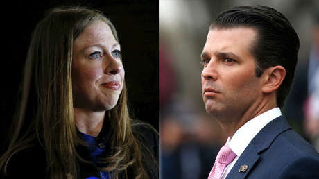 El hijo de Trump defiende a la hija de Clinton, acusada de avivar la islamofobia