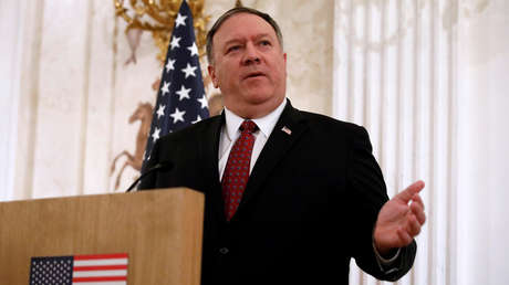 "Hasta que me eche del cargo con un tuit": Pompeo bromea sobre su futuro como secretario de Estado