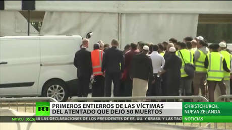 Primeros entierros de las víctimas del atentado en Nueva Zelanda