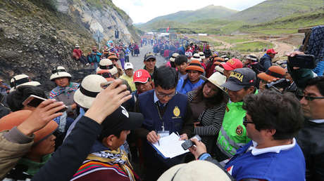 El Gobierno peruano declara el estado de emergencia durante 15 días por el conflicto minero Las Bambas