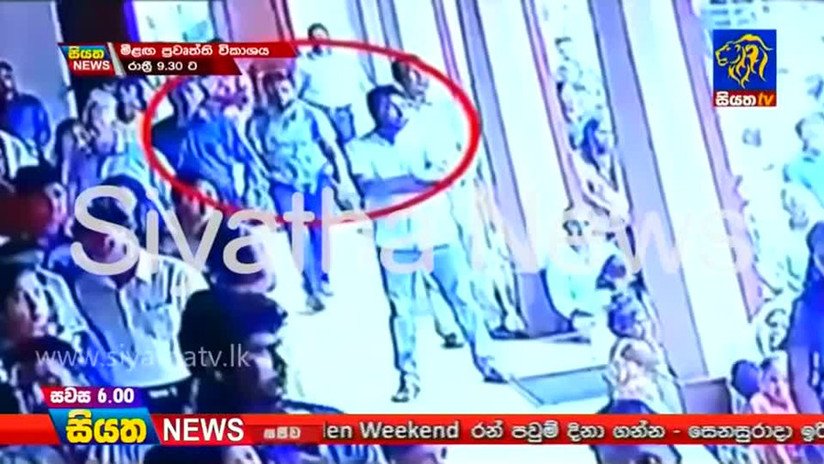 VIDEO: Presunto autor de uno de los atentados en Sri Lanka fue grabado justo antes de que una explosión arrasara una iglesia