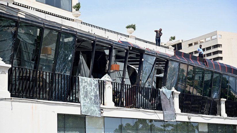 VIDEO: Nueva grabación muestra el momento exacto de la explosión en un hotel en Sri Lanka