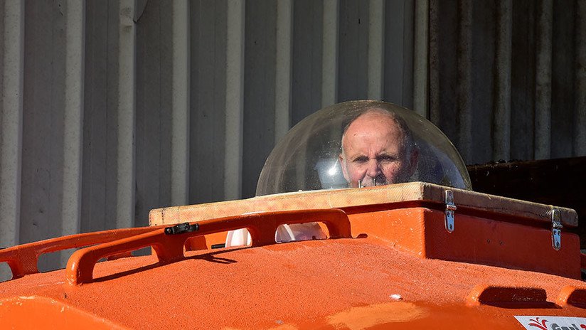 FOTOS: Un pensionista francés cruza el Atlántico en un barril 