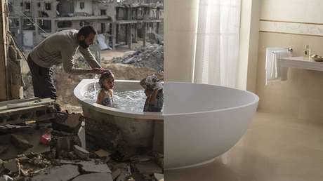 Las imágenes de un 'instagramer' que 'parten el corazón' y te harán reflexionar sobre las 'dos caras' del mundo