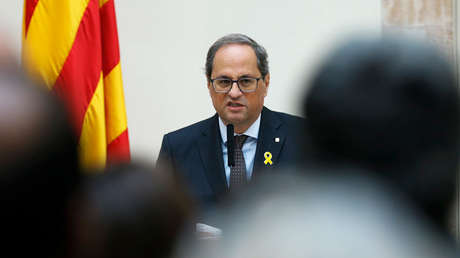 El Parlamento catalán pide a Quim Torra que convoque elecciones o se someta a una cuestión de confianza